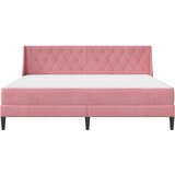  Okvir kreveta s madracem Zidne 2 pcs Ružičasta Baršun - Ružičasta 200 x 200 cm | shoptok.hr