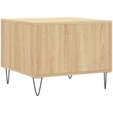  Stolić za kavu boja hrasta 50 x 50 x 40 cm konstruirano drvo | shoptok.hr