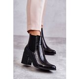 Gemre Snake Leather Booties La.Fi | Shoptok.si