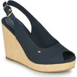 Tommy Hilfiger Sandali & Odprti čevlji ICONIC ELENA SLING BACK WEDGE Modra | Shoptok.si