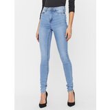 Noisy May Light blue skinny fit jeans Callie - Women Cene