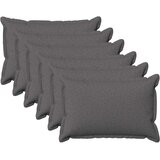  Presvlaka za jastuk 6 pcs HOUTEN Svjetlosiva 40 x 60 cm | shoptok.hr