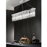  Ondaluce - Kristalni luster na sajli BATIDA 8xE14/10W/230V sjajni hrom | Eponuda.com