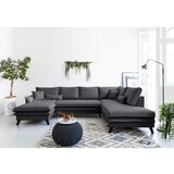 P & B SEDEŽNA GARNITURA, mikrovlakna barve grafita | Shoptok.si