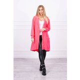 Kesi Oversize pink neon cape with hood | shoptok.hr