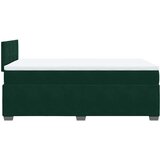  box spring s madracem tamnozeleni 120x190 cm baršunasti | shoptok.hr