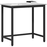  Stol Siva Sonoma 100 x 50 x 76,5 cm Inženjerska drva i čelik | Eponuda.com