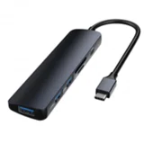 kabl leopard type c-usb 3.0x3+PD+CARDREADER 5u1 hub devia