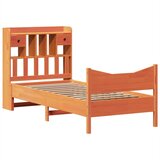  Okvir kreveta bez madraca voštano smeđi 75 x 190 cm od borovine | shoptok.hr