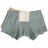  Lunilou - Bokserice za dječake s prugama, Silver Blue/ Sand, 2 kom | shoptok.hr