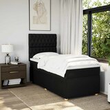 Box spring krevet s madracem crni 80 x 200 cm od tkanine | shoptok.hr