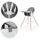 ECO TOYS Dječja stolica za hranjenje 2-u-1, siva, | shoptok.hr