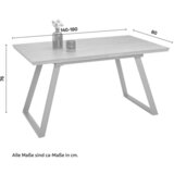 Bessagi Home Raztegljiva Jedilna Miza Luigi, Barva Oreha | Shoptok.si
