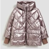 Marisse Raspberry Metallic Quilted Jacket | ePonuda.com