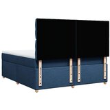 vidaXL Box spring postelja z vzmetnico modra 180x200 cm blago, (21308286) | Shoptok.si