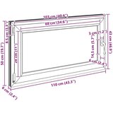  Podrumski prozor RISOR 110x50 cm Okretno-nagibni DIN lijevi antracit - Antracit 110 x 50 cm (dvoslojni) 1 Naginjanje i okretan | shoptok.hr