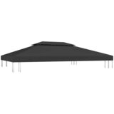  Pokrov za sjenicu s 2 razine 310 g/m² 4 x 3 m crni | Eponuda.ba