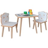 MID.YOU Otroški Set Mize In Stolov Lilula, Bela | Shoptok.si