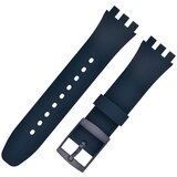 INF Premium silikonski nadomestni pašček za uro Swatch NavyBlue 16 mm, (22131708) | Shoptok.si