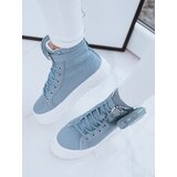 DStreet Trampki damskie WEIRA niebieskie | Shoptok.si