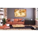  Slika na plutenoj podlozi - World Map: Time Travel [Cork Map] 90x60 | shoptok.hr