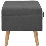  Tabure za pohranu od tkanine 40 cm tamnosivi | Eponuda.com