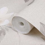  Tapeta 3D s cvjetnim uzorkom siva | shoptok.hr