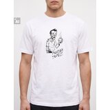 Sinsay Pamučna majica s printom | shoptok.hr