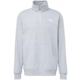 The North Face Sweater majica 'ESSENTIAL' siva / bijela