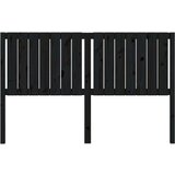  Posteljno vzglavje črno 165,5x4x100 cm trdna borovina, (20647772) | Shoptok.si