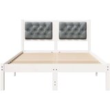  Okvir za krevet Svijetlo siva 135 x 190 cm tkanina | shoptok.hr
