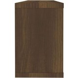  Kockaste zidne police 6 kom smeđi hrast 60 x 15 x 23 cm drvene | shoptok.hr