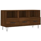 Maison Chic TV omarica - TV stojalo - Televizijska omarica rjavi hrast 102x36x50 cm inženirski les, (21699252) Cene