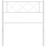  Metalno uzglavlje bijelo 100 cm | shoptok.hr