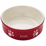 Nobby posoda keramika, rdeča in bež - 13,5 cm | Shoptok.si