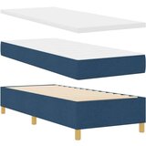 Box spring krevet s madracem Plava 80 x 200 cm tkanina | shoptok.hr