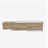 Hanah home tv polica zonas walnut white | ePonuda.com