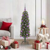 vidaXL Umestno božično drevo Zelena 120 cm PVC in Jeklo in Plastika | Shoptok.si