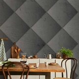  Foto tapeta - Grey symmetry - geometric pattern in concrete pattern with light joints 400x280 Standard | shoptok.hr