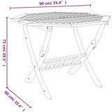  Sklopivi vrtni stol 90 x 75 cm od masivnog bagremovog drva | Eponuda.ba