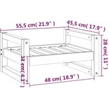  Krevet za pse crni 55,5x45,5x28 cm od masivne borovine | shoptok.hr