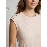 Sinsay Rebrasta midi haljina s remenom | shoptok.hr