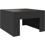  Stolić za kavu s beskonačnim LED svjetlima crni 50x50x30 cm | shoptok.hr