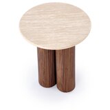  Konferencijski sto CALDO, prečnik 50 cm, braon/bež | Eponuda.com
