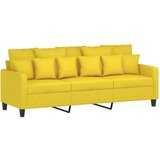  4-dijelni set sofa s jastucima svjetložuti od tkanine | shoptok.hr