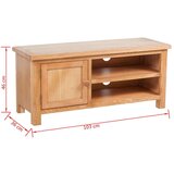 TV omarica 103x36x46 cm trdna hrastovina, (20913197) | Shoptok.si