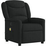 Maison Chic masažni naslanjač - Relax naslanjač črno blago, (22134417) | Shoptok.si