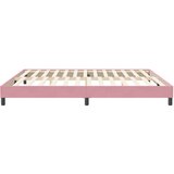 Box Spring krevet bez madracem ružičasti 200x210 cm samt | shoptok.hr