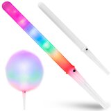 Royal Catering Svetleče LED bombažne palčke, 7 funkcij, set 50 kos., (21383972) | Shoptok.si