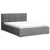 Makamii Tamno sivi baršunasti tapecirani bračni krevet s prostorom za odlaganje s podnicom 140x200 cm Hiko – | shoptok.hr